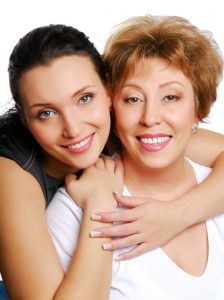 Mom and Daughter happy after treatment for their veins